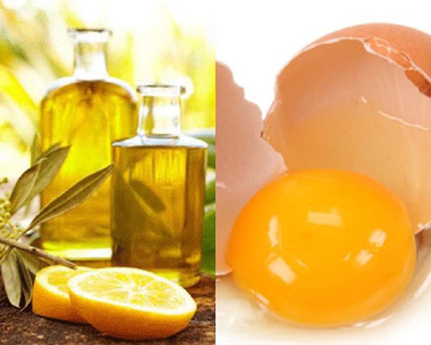 Phương pháp chăm sóc tóc chẻ ngọn bằng dầu olive trứng gà nước cốt chanh